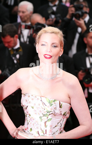 Nadja Auermann in der Grace Kelly-Gala screening und Öffnung Zeremonie roten Teppich bei der 67. Filmfestspiele Cannes Frankreich Stockfoto