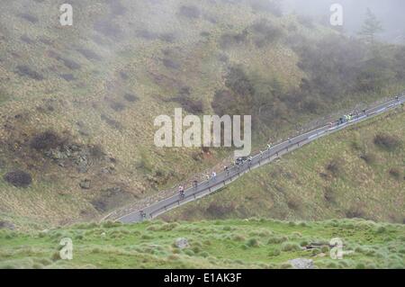 Val Martello, Italien. 27. Mai 2014. Giro d Italia, Etappe 16/Ponte di Legno - Val Martello, Gavia Credit: Action Plus Sport Bilder/Alamy Live News Stockfoto