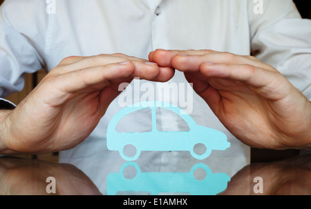 Auto-Versicherung-Konzept Stockfoto