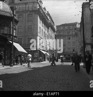 Der Mercado da Praca da Figueira in Lissabon ist ein historischer Markt auf einem der berühmten Plätze der Stadt. Sie spielt eine wichtige Rolle im lokalen Handel und in der Kultur von Lissabon. Stockfoto