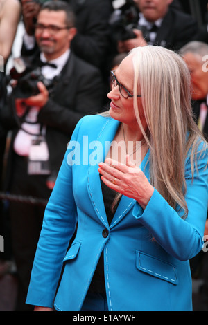 Director Jane Campion in der Grace Kelly-Gala screening und Öffnung Zeremonie roten Teppich bei den 67. Filmfestspielen von Cannes Stockfoto