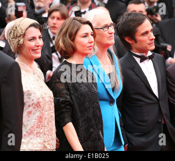 Leila Hatami, Sofia Coppola, Jane Campion und Gael Garcia Bernal in der Grace Kelly-Gala screening und Eröffnungsfeier Stockfoto