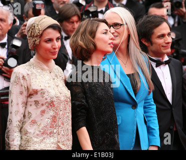 Leila Hatami, Sofia Coppola, Jane Campion und Gael Garcia Bernal in der Grace Kelly-Gala screening und Eröffnungsfeier Stockfoto