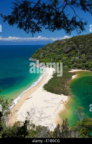 Sandfly Bay, Abel Tasman National Park, Nelson Region, Südinsel, Neuseeland, Südpazifik Stockfoto