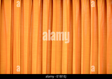 Gelber Vorhang Stockfoto