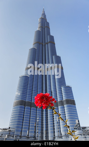 DUBAI, Vereinigte Arabische Emirate-NOVEMBER 13: Burj Khalifa - das weltweit höchste Turm in Downtown Burj Dubai am 13. November 2013 in Dubai, Vereinigte Arabische Emirate Stockfoto