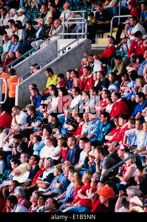 Zuschauer bei einer Sportveranstaltung Stockfoto