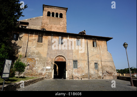 Italien, Rom, Basilica dei Santi Quattro Coronati Stockfoto