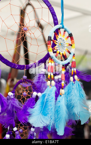 Indianische Traumfänger hautnah Stockfoto