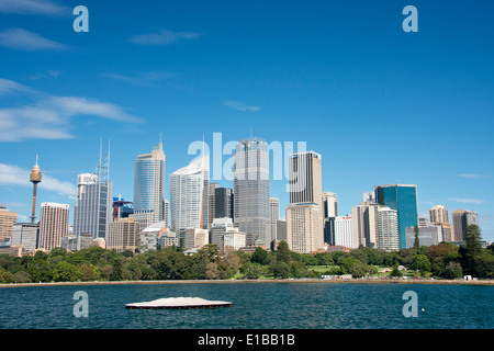 Australien, New South Wales, Sydney. Skyline der Innenstadt. Stockfoto