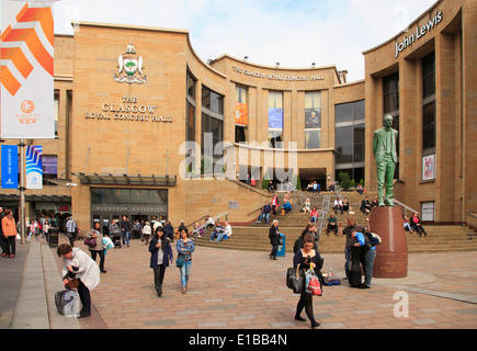UK, Schottland, Glasgow, Glasgow Royal Concert Hall, Buchanan Street, Menschen, Stockfoto
