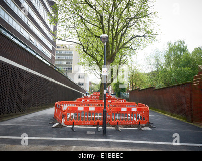 Gestaltung von Gärten in Fußgängerzone UK Stockfoto
