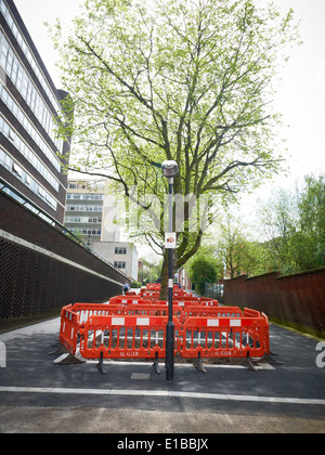 Gestaltung von Gärten in Fußgängerzone UK Stockfoto