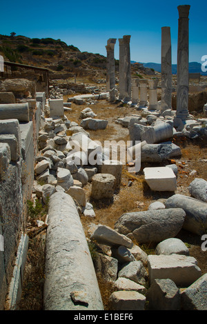 Knidos antike griechische Stadt Ruinen. Datca Halbinsel, Mugla Provinz, Türkei, Asien. Stockfoto