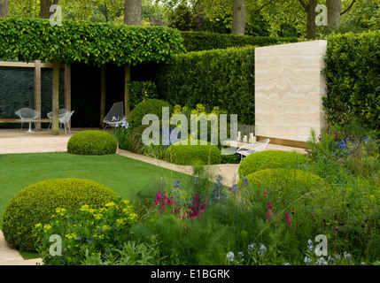 Der Telegraph im Chelsea Flower Landesgartenschau 2014 London, Vereinigtes Königreich Stockfoto