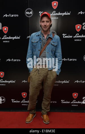 Mayfair, London, UK. 29. Mai 2014. Rick Edwards besucht den Start des Tonino Lamborghini Antares Smartphones bei Nr. 41 Mayfair am 29. Mai 2014 in London, England. Bildnachweis: Siehe Li/Alamy Live News Stockfoto