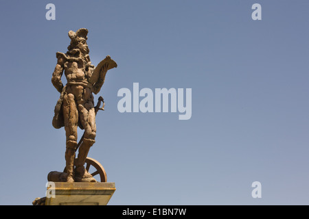 Statue von Godoy, historischen relevanten Charakter im spanischen Unabhängigkeitskrieg, Badajoz, Spanien Stockfoto