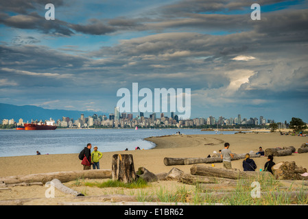 Spanische Banken Strand, Vancouver, Britisch-Kolumbien, Kanada Stockfoto