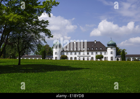 Schlosspark Und Schloss Höhenried Bei Bernried, bin Starnberger See, Bayern, Oberbayern, Deutschland Stockfoto