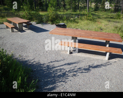 Hauptstadt Verbesserungsprojekt auf Flathead National Forest Stockfoto