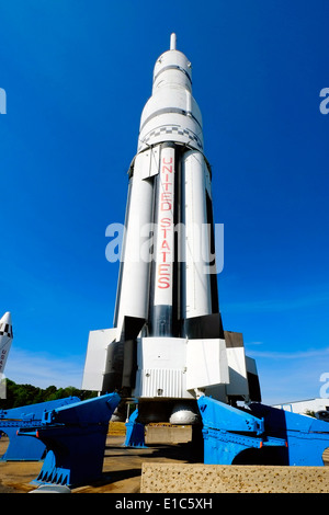 Saturn 1 U.S. Modellbereich und Rocket Center Huntsville Alabama AL NASA Stockfoto