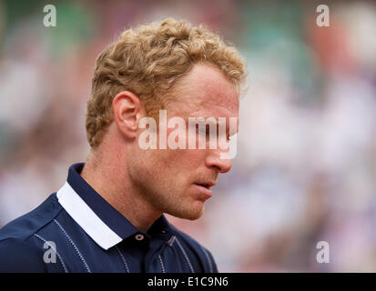 Paris, Frankreich. 30. Mai 2014. Tennis, French Open, Roland Garros, Dmitry Tursunov (RUS Foto: Tennisimages / Henk Koster/Alamy Live News Stockfoto