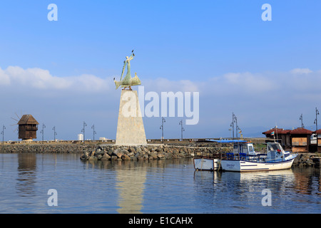 Hafen in der Altstadt, Nessebar, Bulgarien, Osteuropa Stockfoto