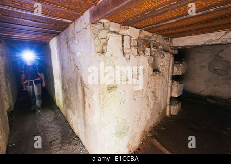 Europa, Polen, Masuren, der Wolfs Lair, dem zweiten Weltkrieg Hitlers geheimen Bunker, bunker 13 Hitlers bunker Stockfoto