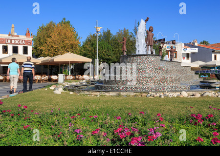 Brunnen im Altstadt, Marmaris, Türkei, Mittelmeer Stockfoto