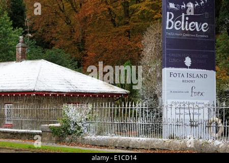 Weihnachten im Fota Island Resort, Cobh Stadt, County Cork, Munster, Irland, Europa Stockfoto