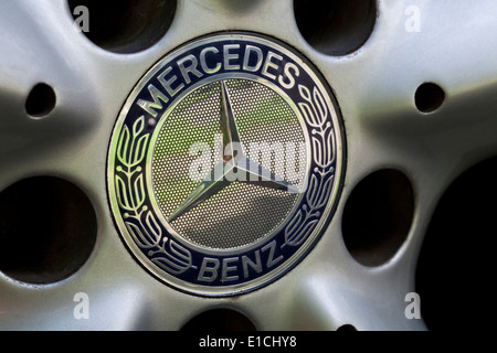 Mercedes Benz Embleme Stockfoto