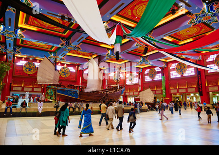 Vereinigte Arabische Emirate, Dubai, Ibn Battuta Mall Einkaufszentrum, chinesischen Raum Stockfoto