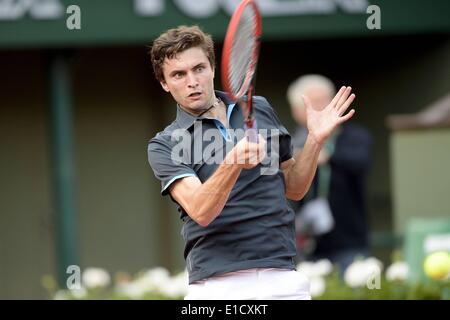 Roland Garros, Paris, Frankreich. 30. Mai 2014. French Open, Grand Slam Tennis. Gilles Simon (Fra) © Aktion Plus Sport/Alamy Live-Nachrichten Stockfoto