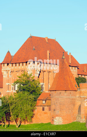 Europa, Polen, Pommern, mittelalterliche Marienburg, Marienburg Festung Mariens, der UNESCO Stockfoto