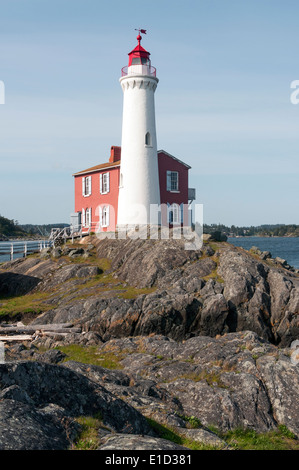 Elk203-1131v Kanada, British Columbia, Vancouver Island, Fisguard Leuchtturm Stockfoto