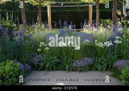 Hoffen Sie auf den Horizont Garten bei RHS Chelsea Flower Show 2014. Stockfoto