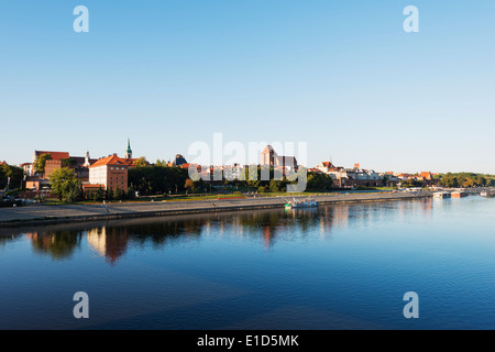 Europa, Polen, Gdansk und Pommern, Torun, mittelalterliche Altstadt Unesco, Weichsel Stockfoto