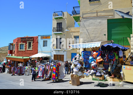 Blaue Grotte Dorfläden, Wied werden-Żurrieq, South Eastern District, Malta Xlokk Region, Republik Malta Stockfoto