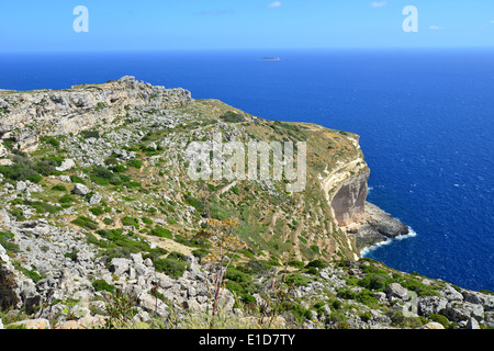 Dingli Cliffs, Ħad-Dingli, Western District, Malta Majjistral Region, Republik Malta Stockfoto