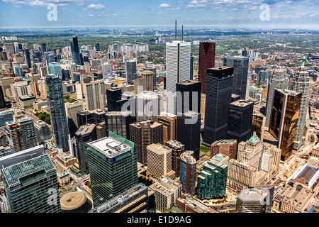 Blick auf die Skyline von Toronto Stockfoto