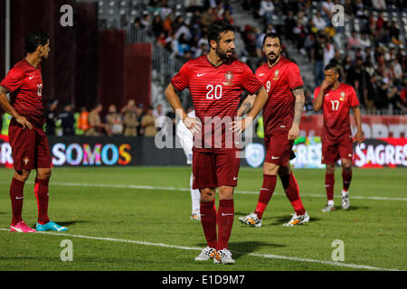 Lissabon, Porrtugal. 31. Mai 2014. Portugal Mittelfeldspieler Ruben Amorin (20) während der vorbereitenden Freundschaftsspiel für die Weltmeisterschaft im National Stadium in Lissabon, Portugal, Samstag, 31. Mai 2014. Bildnachweis: Leonardo Mota/Alamy Live-Nachrichten Stockfoto