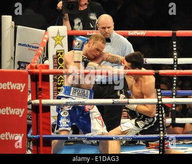 Wembley Stadium, London, UK. 31. Mai 2014. WBA und IBF Super-Mittelgewichts-World Championship Carl Froch gegen George Groves Credit: Action Plus Sport/Alamy Live News Stockfoto