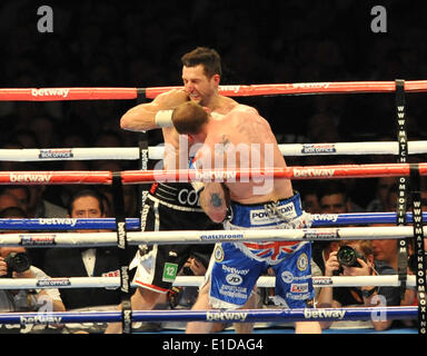 Wembley Stadium, London, UK. 31. Mai 2014. WBA und IBF Super-Mittelgewichts-World Championship Carl Froch gegen George Groves Credit: Action Plus Sport/Alamy Live News Stockfoto