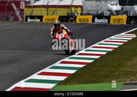 Mugello, Italien. 31. Mai 2014. Valentino Rossi (Yamaha Team Movistar) während der Pressekonferenz am GP von Italien Credit: Gaetano Piazzolla/Alamy Live News Stockfoto