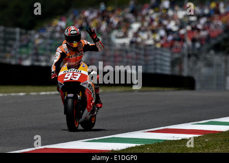 Mugello, Italien. 31. Mai 2014. Marc Marquez(Repsol Honda Team) im Qualifying Session im GP von Italien Credit: Gaetano Piazzolla/Alamy Live News Stockfoto