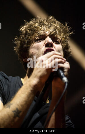 Paolo Nutini bespielt Brighton Centre, Brighton Brighton Centre am 31.05.2014.  Personen im Bild: Paolo Nutini, Paolo Giovanni Nutini. Bild von Julie Edwards Stockfoto