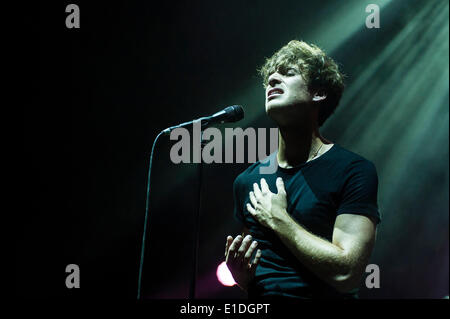 Paolo Nutini bespielt Brighton Centre, Brighton Brighton Centre am 31.05.2014.  Personen im Bild: Paolo Nutini, Paolo Giovanni Nutini. Bild von Julie Edwards Stockfoto