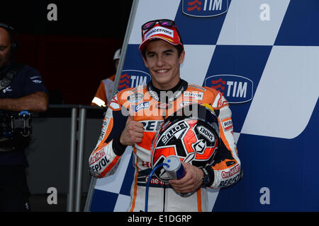 Mugello, Italien. 31. Mai 2014. Marc Marquez(Repsol Honda Team) im Qualifying Session im GP von Italien Credit: Gaetano Piazzolla/Alamy Live News Stockfoto