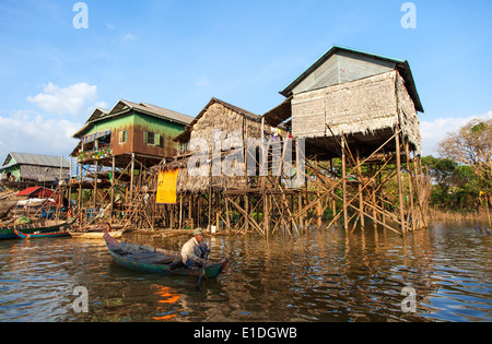 Kampong Phulk schwimmende Dorf, Siem Reap, Kambodscha Stockfoto