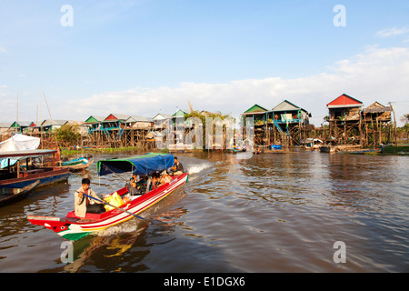 Kampong Phulk schwimmende Dorf, Siem Reap, Kambodscha Stockfoto
